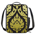Thai Ornament Pattern Print Crossbody Lunch Bag