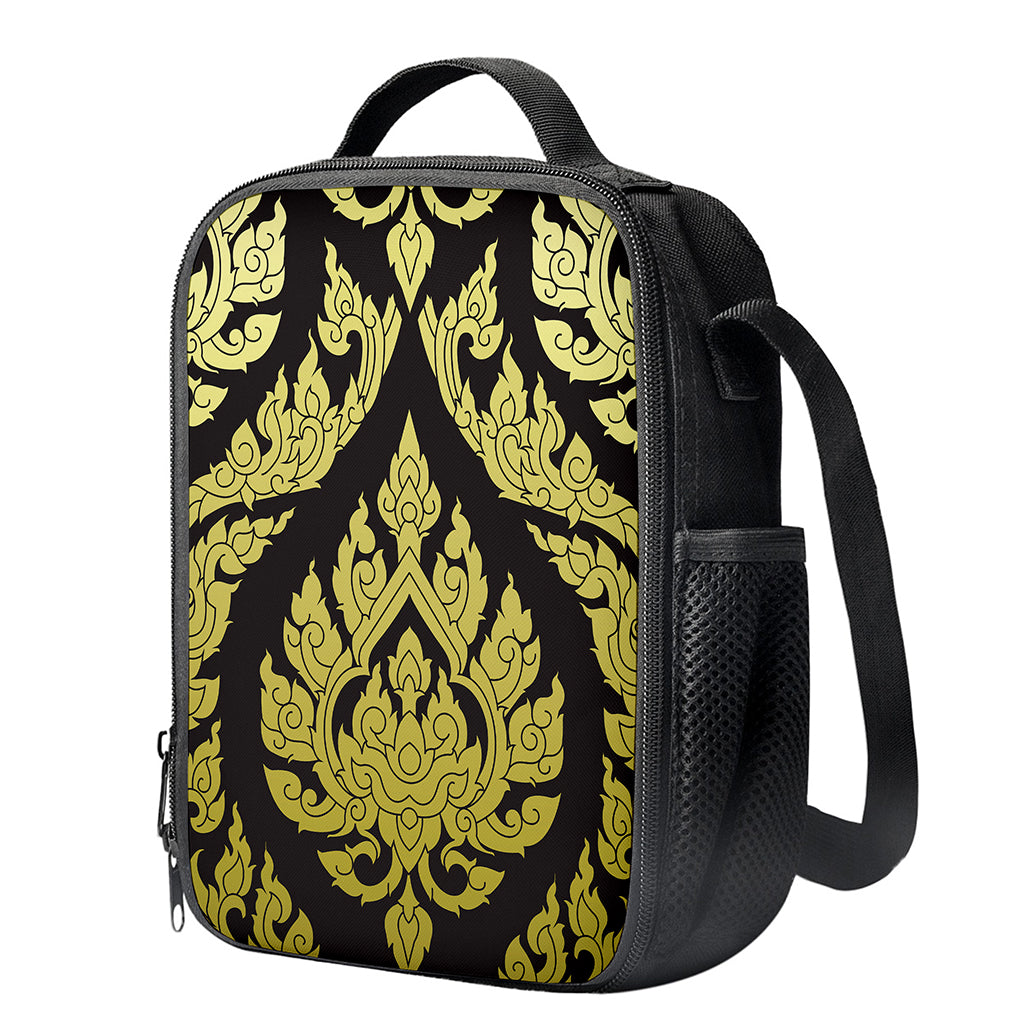 Thai Ornament Pattern Print Crossbody Lunch Bag