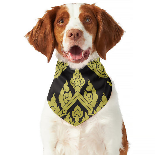 Thai Ornament Pattern Print Dog Bandana
