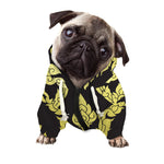 Thai Ornament Pattern Print Dog Zip Up Hoodie