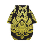 Thai Ornament Pattern Print Dog Zip Up Hoodie