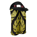 Thai Ornament Pattern Print Double Neoprene Wine Tote