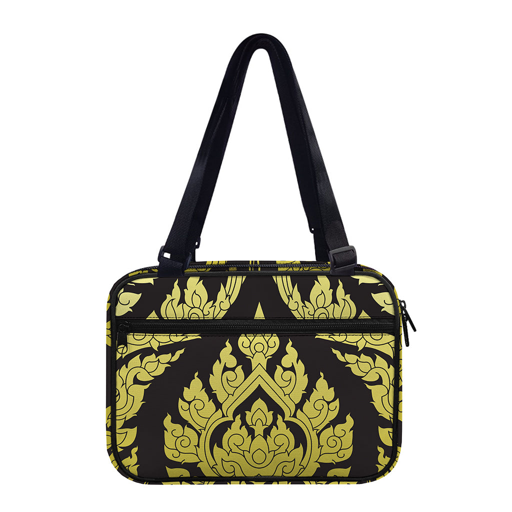 Thai Ornament Pattern Print Double Strap Bible Bag