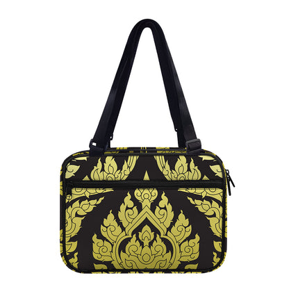 Thai Ornament Pattern Print Double Strap Bible Bag