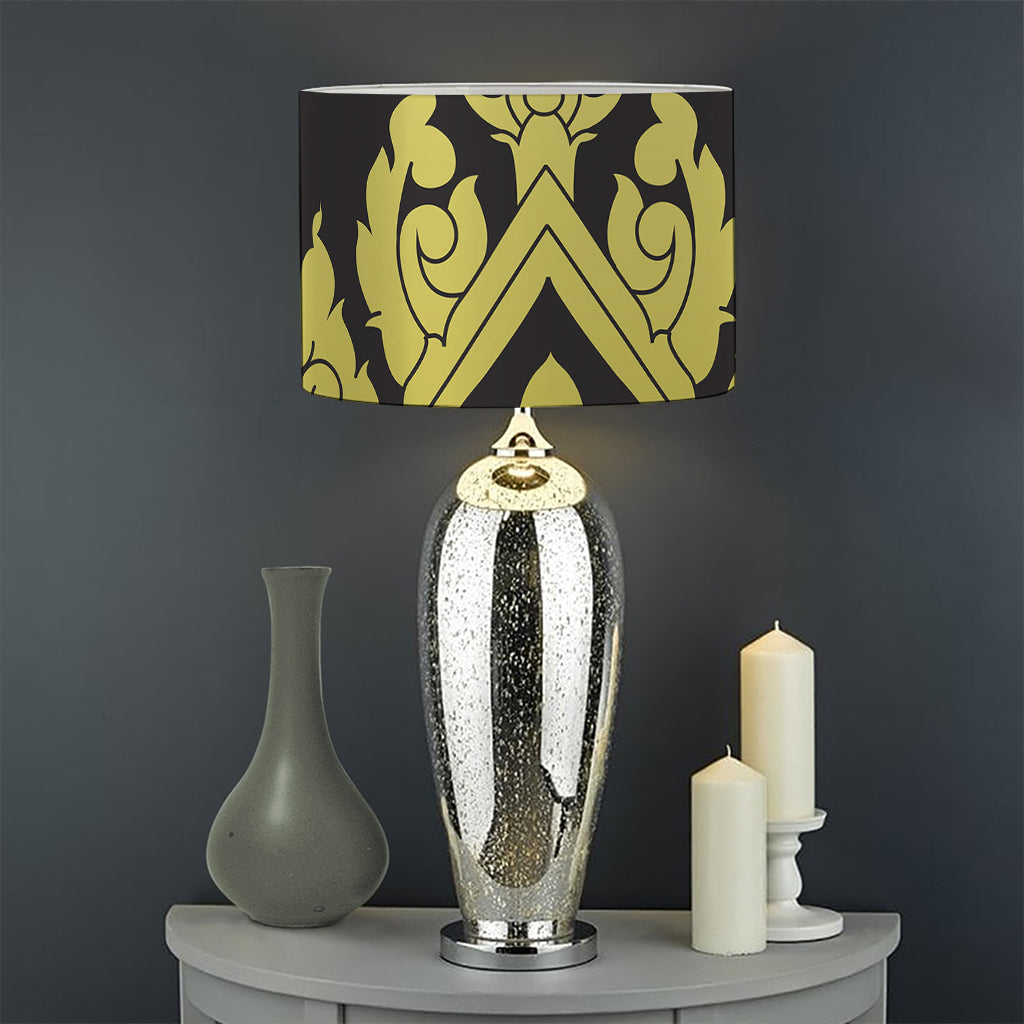 Thai Ornament Pattern Print Drum Lamp Shade