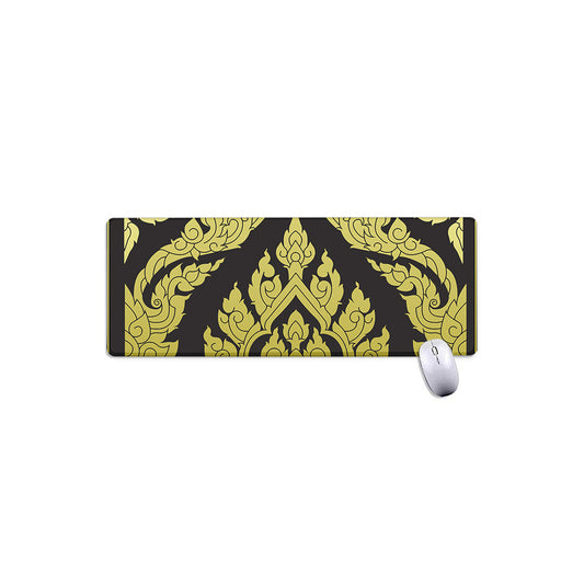 Thai Ornament Pattern Print Extended Mouse Pad