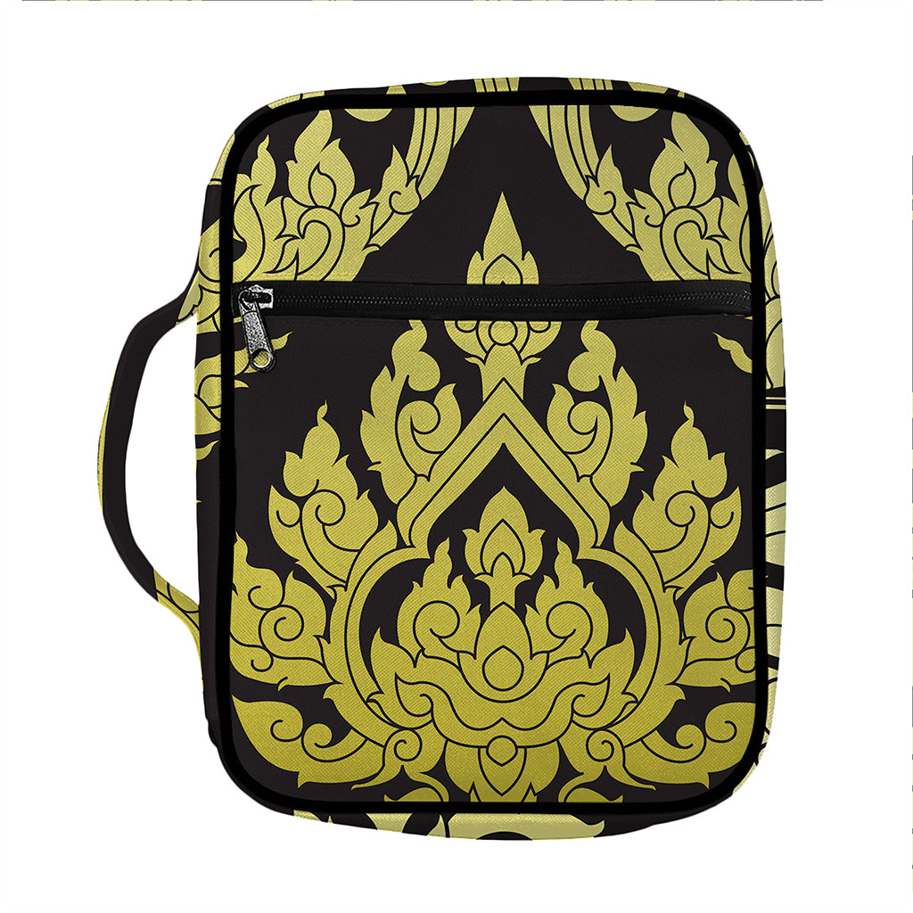 Thai Ornament Pattern Print Front Pocket Bible Bag