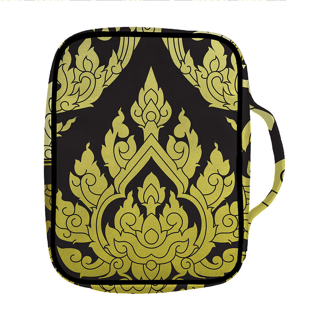 Thai Ornament Pattern Print Front Pocket Bible Bag