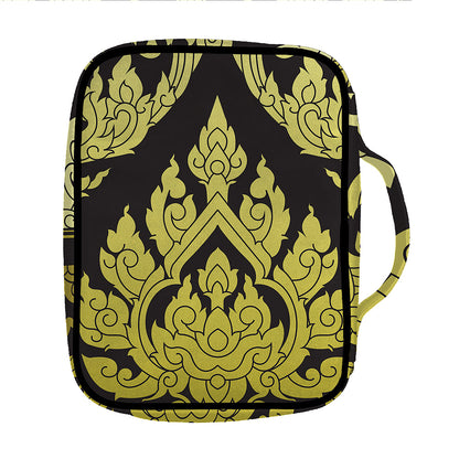 Thai Ornament Pattern Print Front Pocket Bible Bag