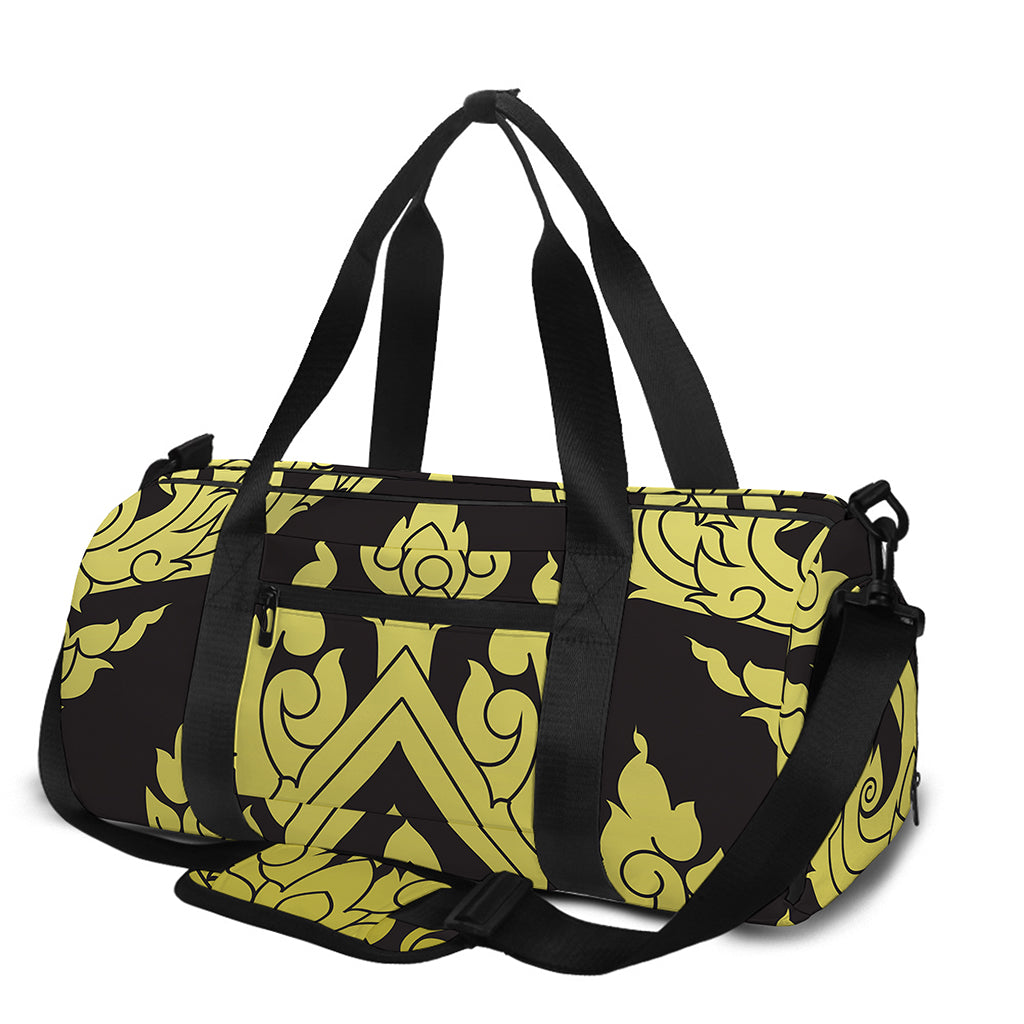 Thai Ornament Pattern Print Gym Bag