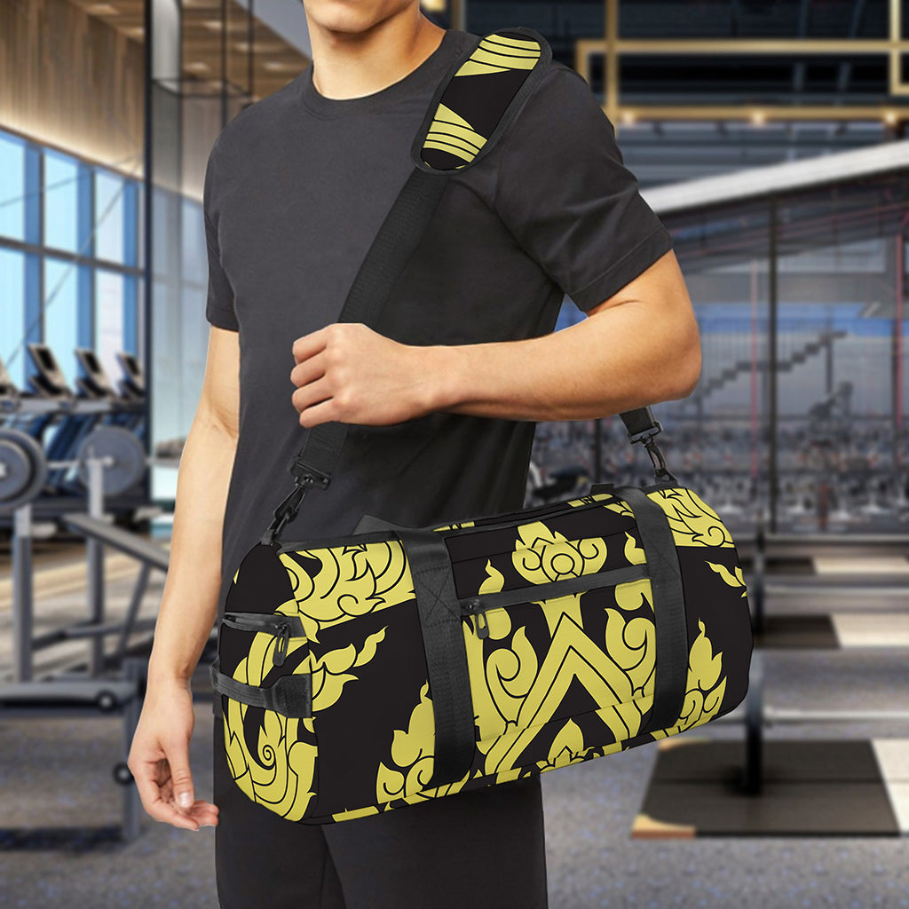 Thai Ornament Pattern Print Gym Bag