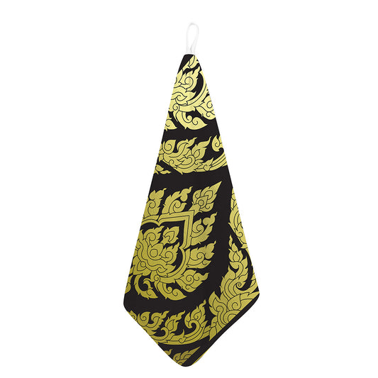Thai Ornament Pattern Print Hand Towel