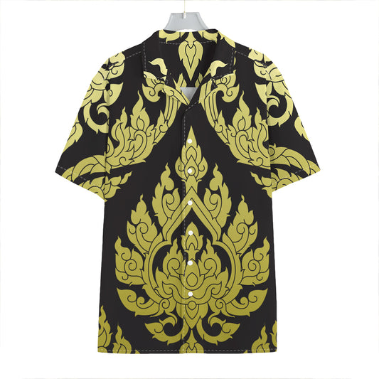 Thai Ornament Pattern Print Hawaiian Shirt