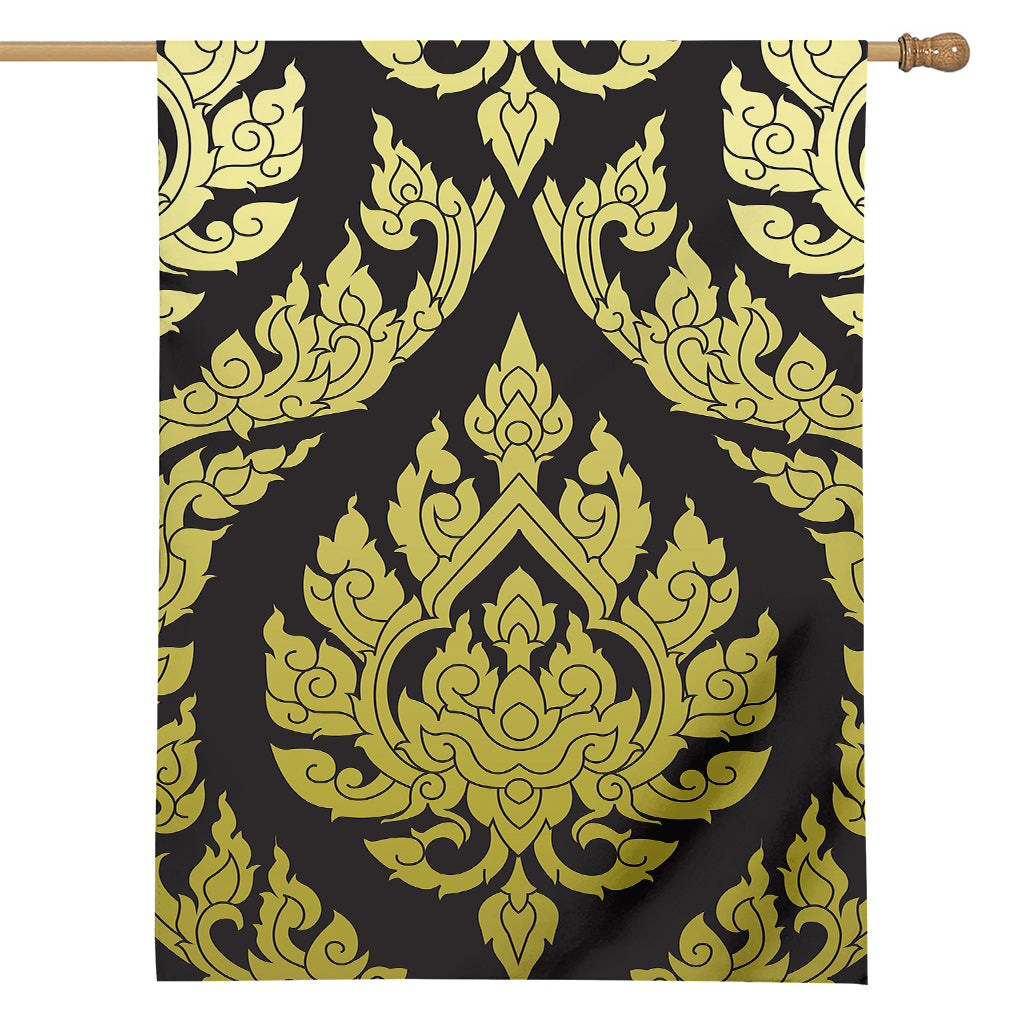 Thai Ornament Pattern Print House Flag