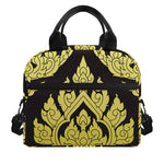 Thai Ornament Pattern Print Insulated Lunch Bag