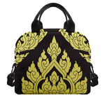 Thai Ornament Pattern Print Insulated Lunch Bag