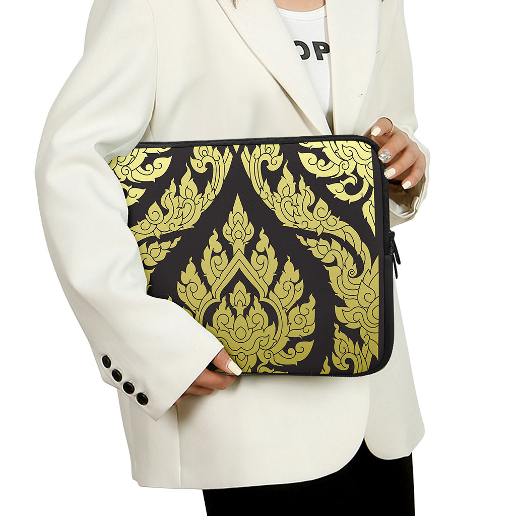 Thai Ornament Pattern Print Laptop Sleeve