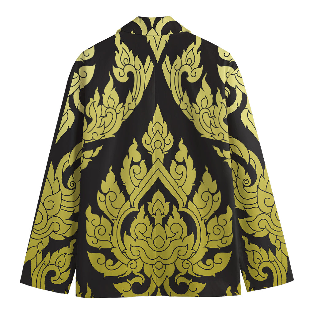 Thai Ornament Pattern Print Men's Blazer