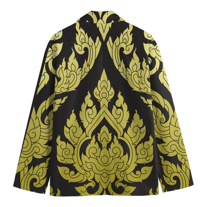 Thai Ornament Pattern Print Men's Blazer