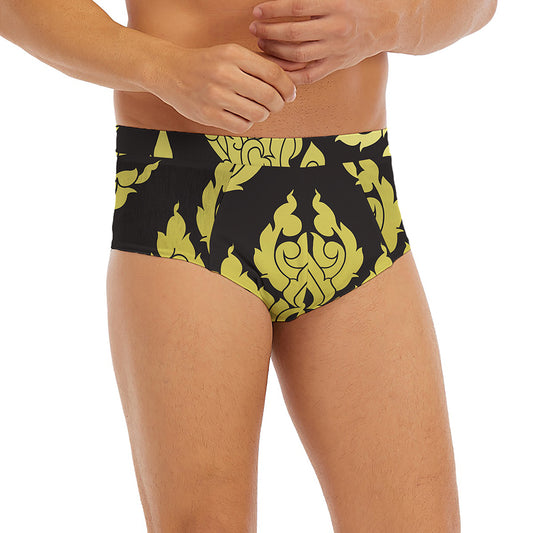 Thai Ornament Pattern Print Men's Briefs
