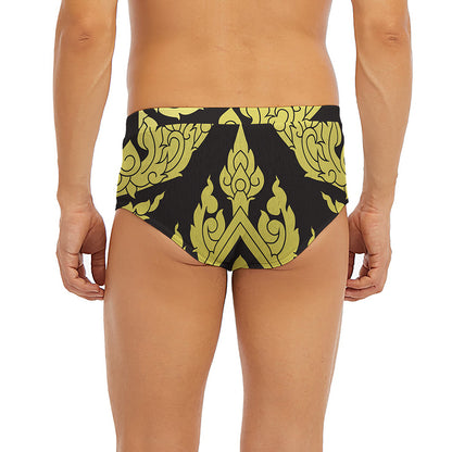 Thai Ornament Pattern Print Men's Briefs
