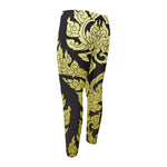 Thai Ornament Pattern Print Men's Compression Pants