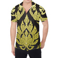 Thai Ornament Pattern Print Men's Shirt