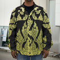 Thai Ornament Pattern Print Men's Shirt Jacket