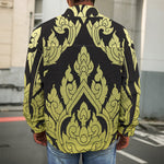 Thai Ornament Pattern Print Men's Shirt Jacket