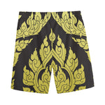 Thai Ornament Pattern Print Men's Sports Shorts