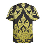 Thai Ornament Pattern Print Men's Sports T-Shirt