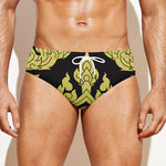 Thai Ornament Pattern Print Men's Swim Briefs