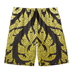 Thai Ornament Pattern Print Men's Swim Trunks