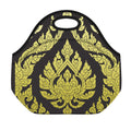 Thai Ornament Pattern Print Neoprene Lunch Bag