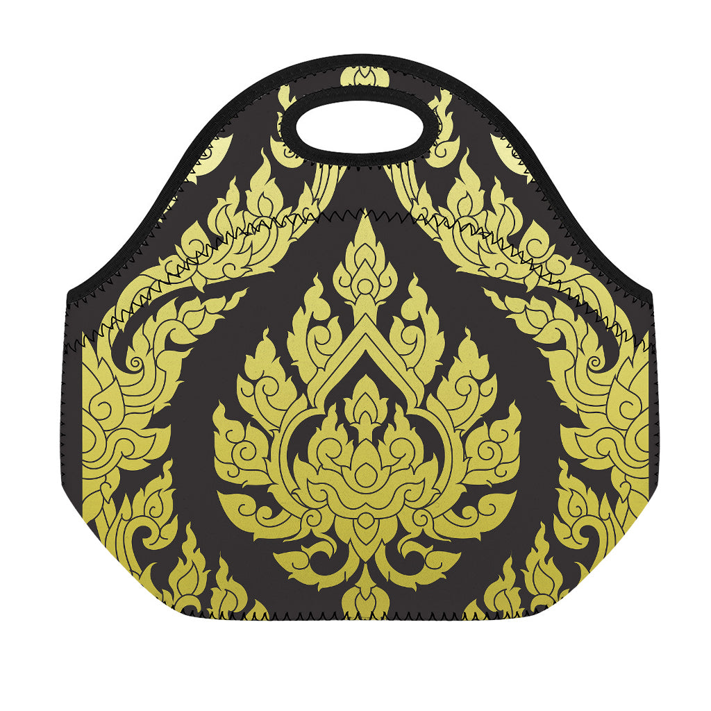 Thai Ornament Pattern Print Neoprene Lunch Bag