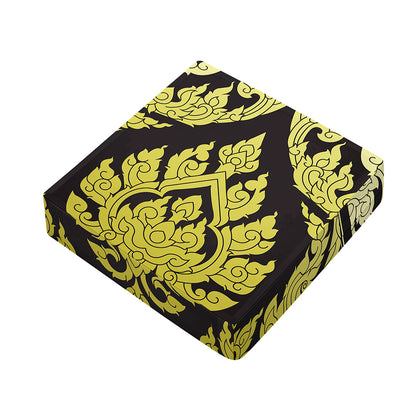 Thai Ornament Pattern Print Outdoor Seat Cushion Cover