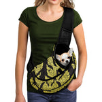 Thai Ornament Pattern Print Pet Sling Carrier