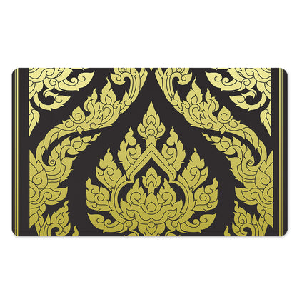 Thai Ornament Pattern Print Polyester Doormat