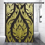 Thai Ornament Pattern Print Premium Shower Curtain