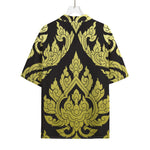 Thai Ornament Pattern Print Rayon Hawaiian Shirt