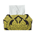 Thai Ornament Pattern Print Rectangle Tissue Box Cover