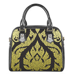 Thai Ornament Pattern Print Shoulder Handbag