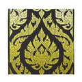 Thai Ornament Pattern Print Silk Bandana