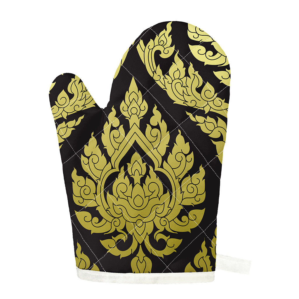 Thai Ornament Pattern Print Single Oven Mitt