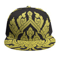 Thai Ornament Pattern Print Snapback Cap