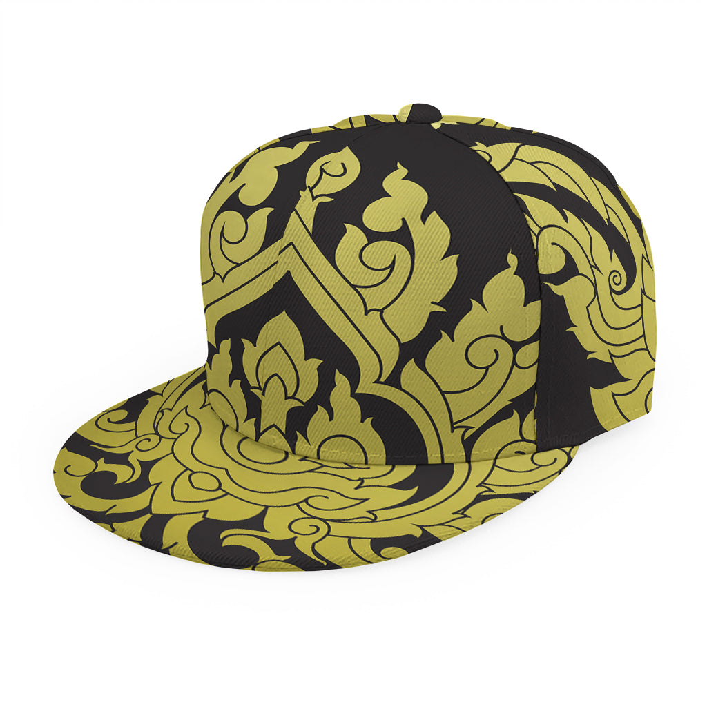 Thai Ornament Pattern Print Snapback Cap
