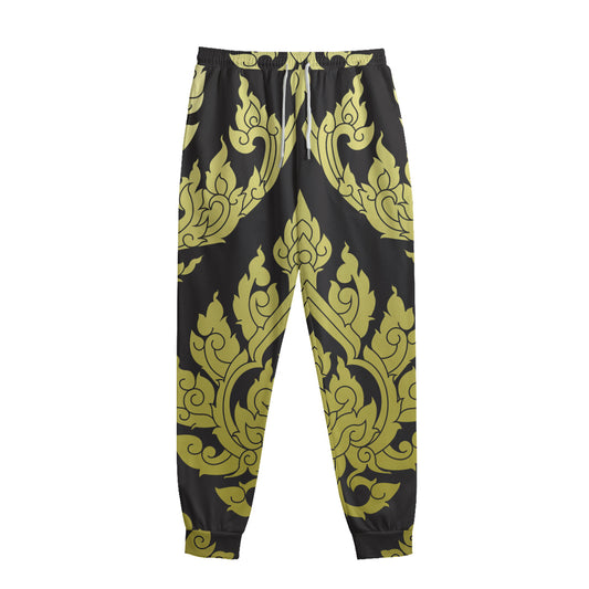 Thai Ornament Pattern Print Sweatpants