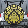 Thai Ornament Pattern Print Tire Cover