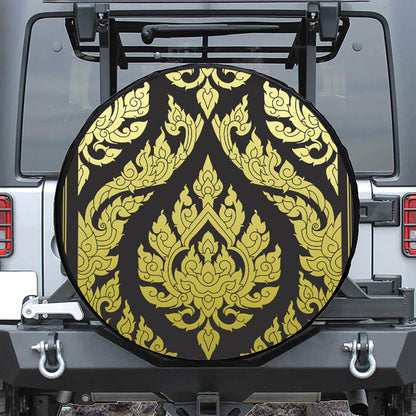 Thai Ornament Pattern Print Tire Cover