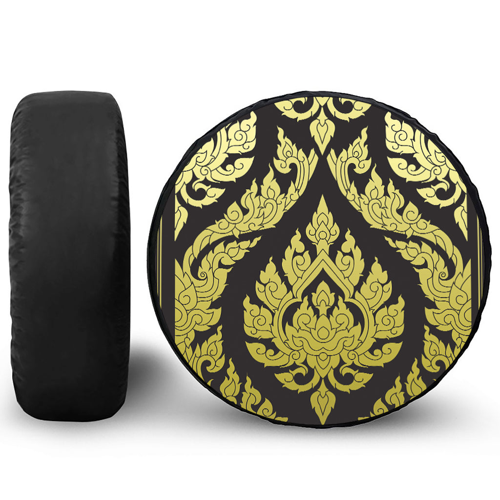 Thai Ornament Pattern Print Tire Cover